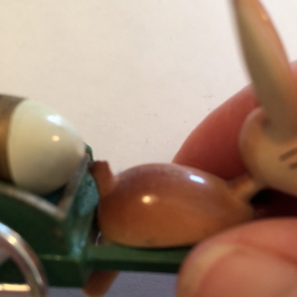 Vintage 60’s Easter bunny with cart - Picture 5 of 5